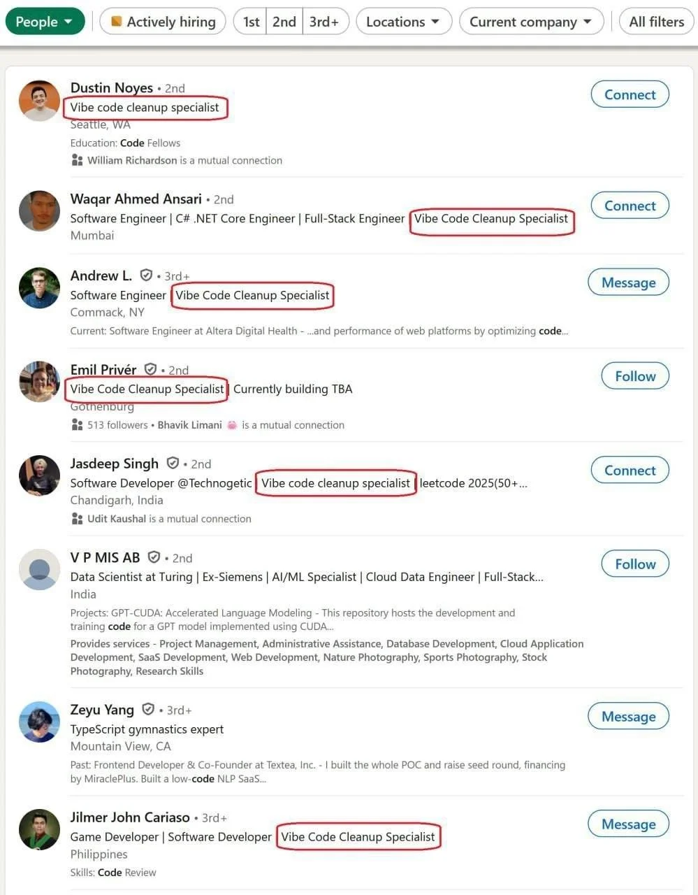 Палю годноту для соискателей - пишите в резюме, что вы Vibe code cleanup spec...