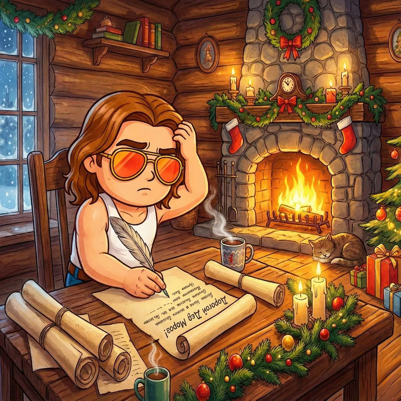 Гайз, я тут подумал... а почему бы не написать письмо Деду Морозу? Ну а чё, в...