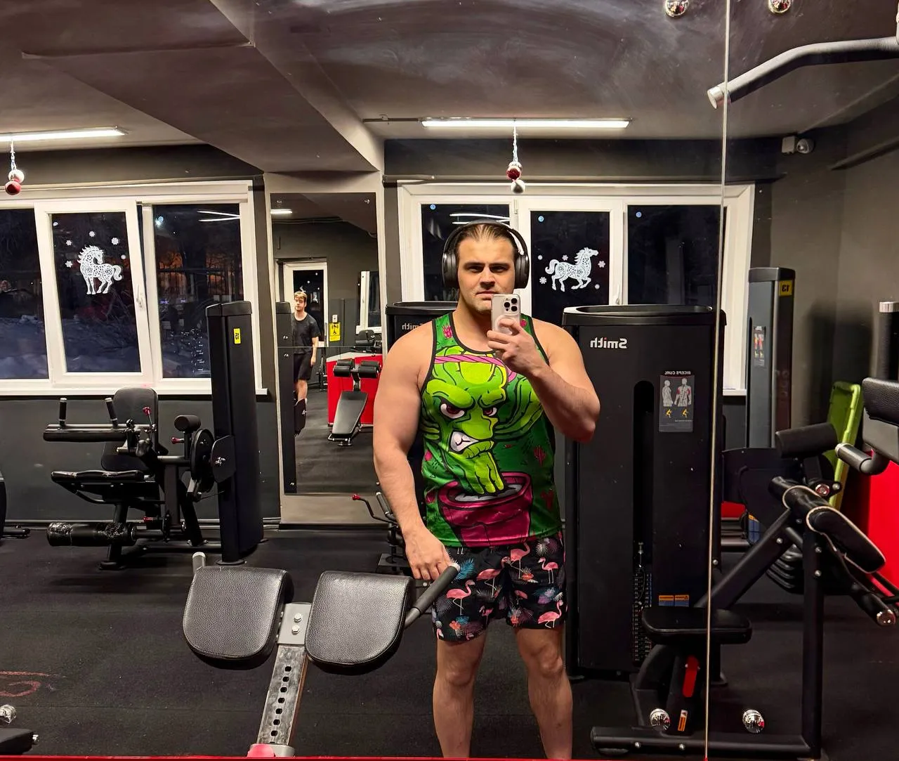 Так как гироскопа я у себя так и не нашёл, то решил пойти в зал