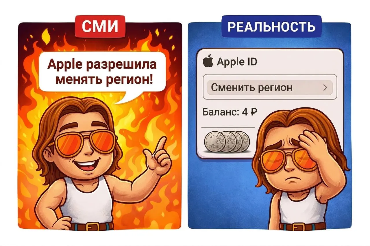 Гайз, в инете и телеге опять разлетелась «горячая» новость: мол, Apple теперь...