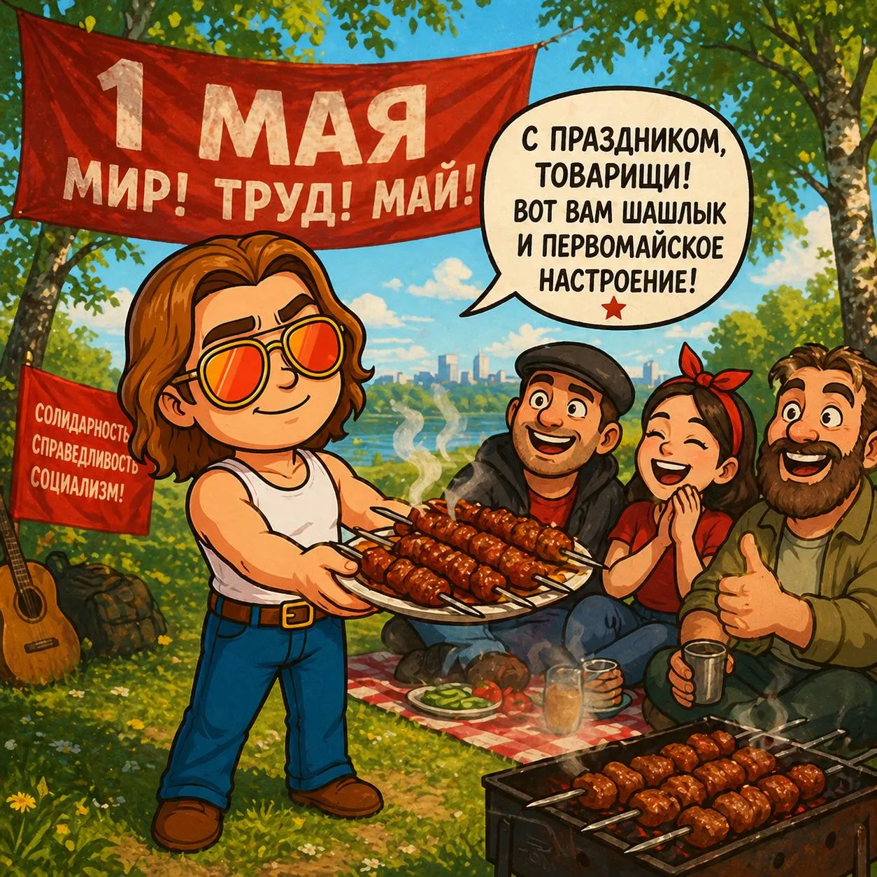 Ладно-ладно, более современный вариант поздравления у меня для вас тоже есть