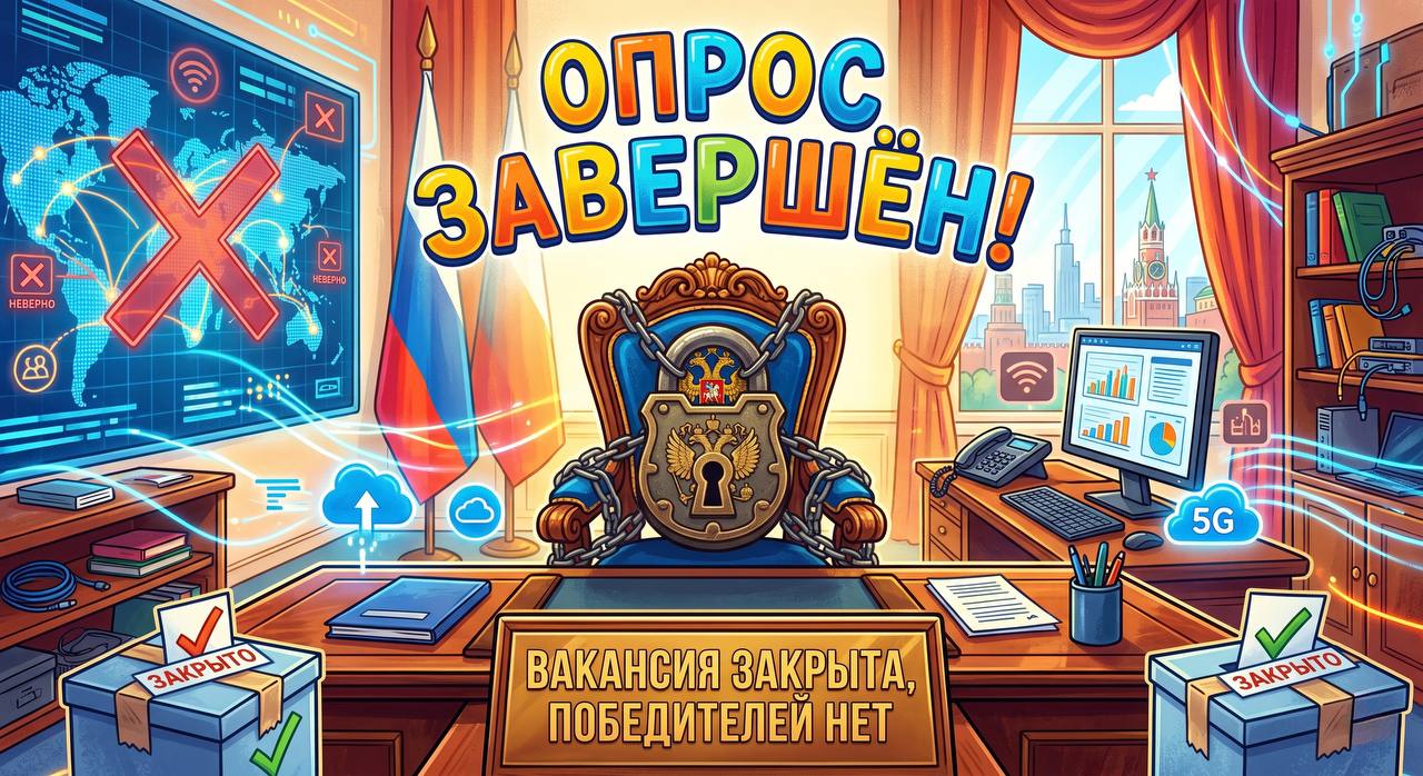Гайз, опрос закончен, голоса посчитаны...